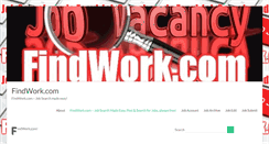 Desktop Screenshot of findwork.com