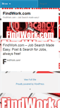 Mobile Screenshot of findwork.com